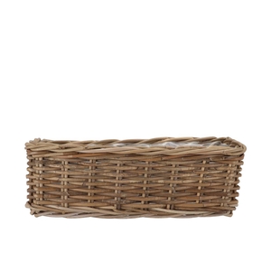 Rattan Kuboo Pot Balcony 50x15x17cm