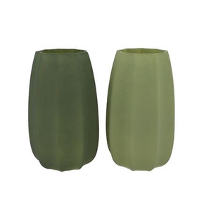 Luxx Majestic Green Vase Arches Ass 20x20x33cm Nm