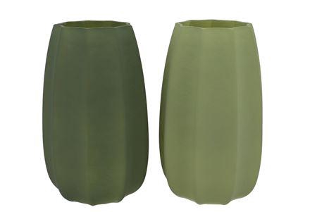 <h4>Luxx Majestic Green Vase Arches Ass 20x20x33cm Nm</h4>