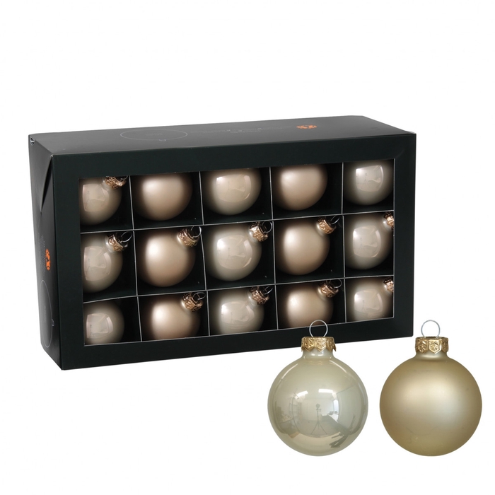Christmas bauble Ball  60mm combi x30