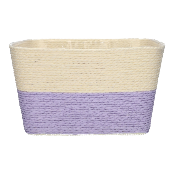 <h4>Basket Riley1 Duo 18.5x18.5x10 cream\\lavender</h4>