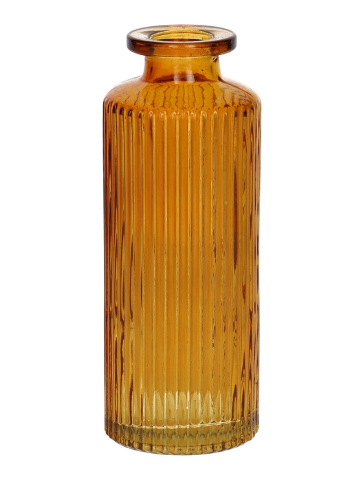 <h4>DF02-666631100 - Bottle Caro16 d3.5/5.2xh13.2 ochre transparent</h4>