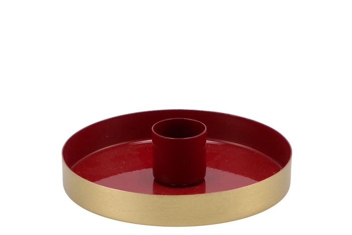 Marrakech Bordeaux Candle Plate 10x10x2,5cm