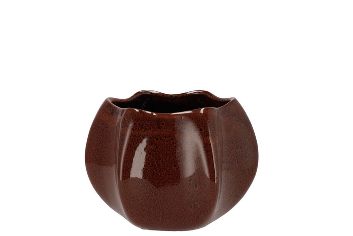 <h4>Annecy Brown Pot Structure 16x16x13cm</h4>