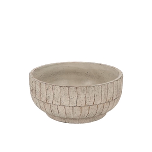 Nola Grey Bowl 23x23x10cm