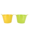 Zinc Basic Yellow/green Ears Bowl 20x10cm