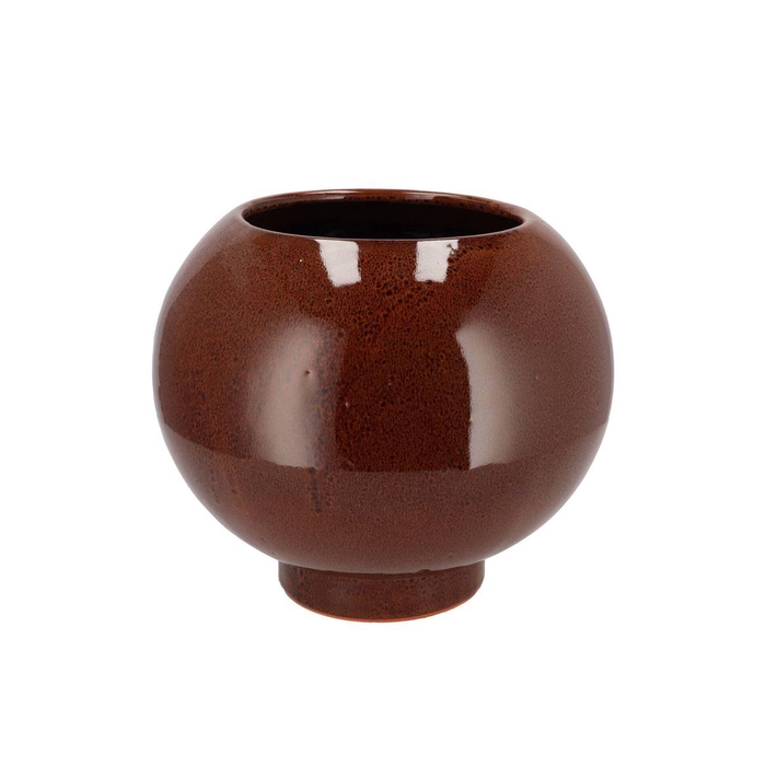 <h4>Annecy Brown Pot 25x25x21cm</h4>