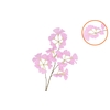 Silk Ginkgo Purple 85cm