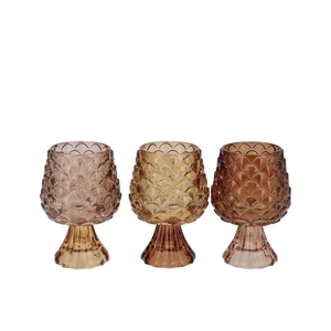 Jazz Scottish Brown T-light Pinecone Ass 9x13cm