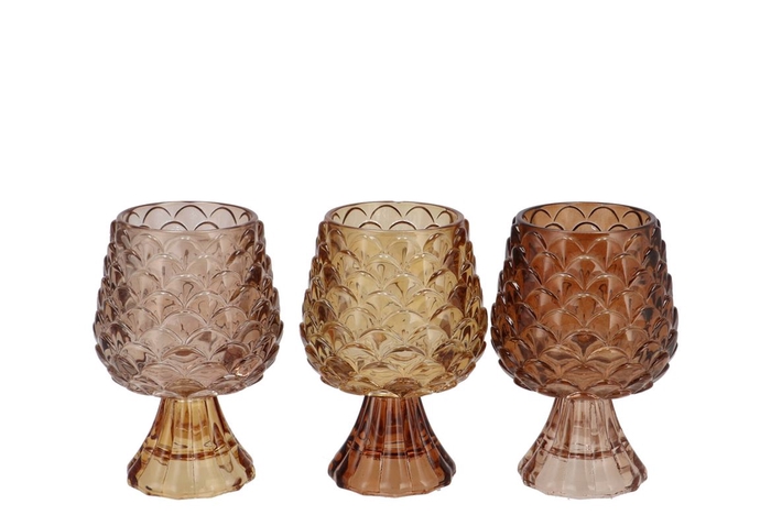 <h4>Jazz Scottish Brown T-light Pinecone Ass 9x13cm</h4>