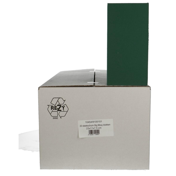 <h4>Steekschuim  Blok big 23*11*8cm x20</h4>