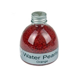 Vase water pearls-shape orange FLEURPLUS 150ml