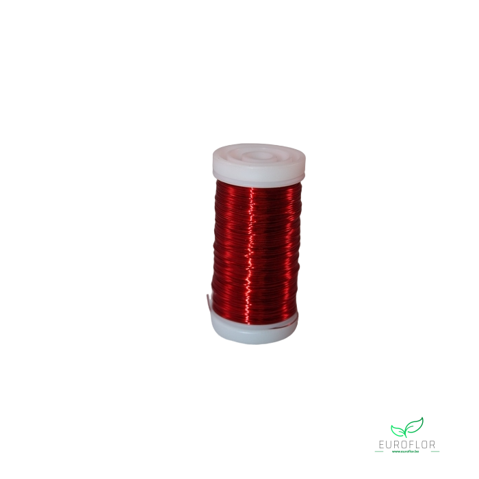 WIKKELDRAAD 0,30MM 100GR 160M ROOD