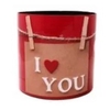 CACHEPOT CATHERINE 15 CM X 15 CM X 15 CM I LOVE YOU