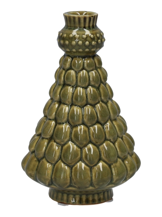 <h4>DF03-751621900 - Bottle Brux dots d2.8/9.8xh15.5 green</h4>