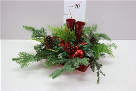 <h4>Arr Kerststuk Zink Nr 16</h4>