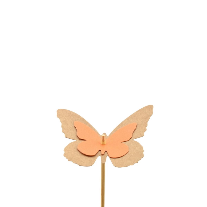 <h4>Bijsteker 50cm Vlinder kraft 7cm</h4>