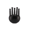 Inga Jahra Black Vase Oval Tube 28x12x39cm