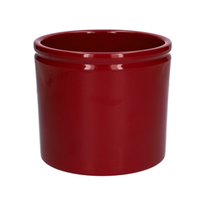 DF03-885097200 - Pot Lucca1 d27.8xh25.7 winered shiny