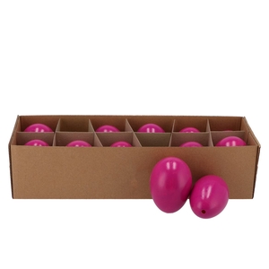 Eggs Ganzen Fuchsia Per 12 6x8cm