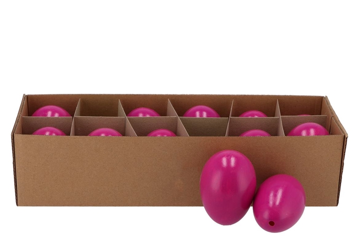 <h4>Eggs Ganzen Fuchsia Per 12 6x8cm</h4>