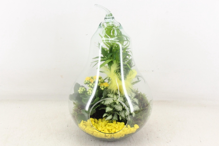 <h4>arr2 PL - Glazen peer XL - geel</h4>