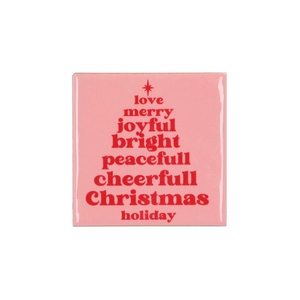 Tile Christmas Holiday 10x10x1cm Nm