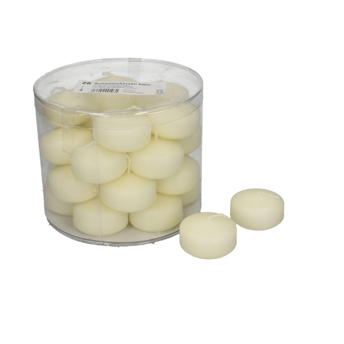 <h4>Kaars Drijf d5*3cm 4u</h4>