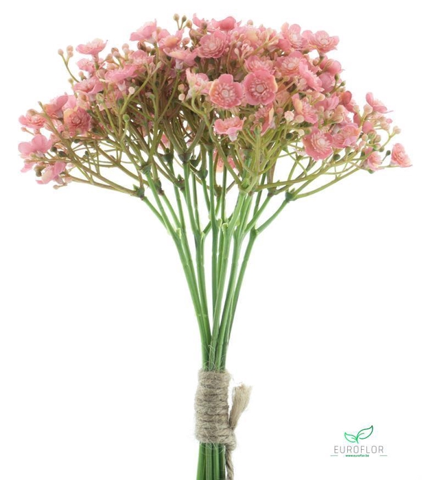 SILK FLOWERS - GYPSO BUNDLE PINK 30CM