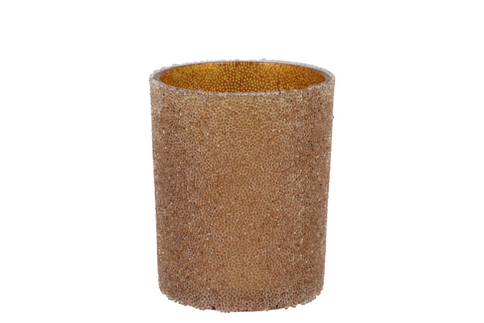 <h4>Ruby Gold T-light Shiny 9x10cm</h4>