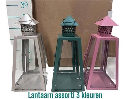 <h4>Lantaarn Metal & Glass 3 Color</h4>