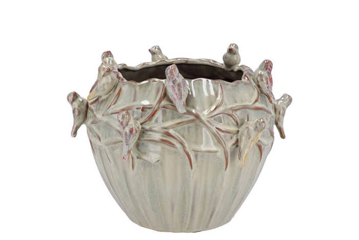 Bird Pot Moss 19x19x15cm