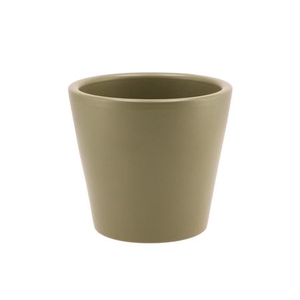 Vinci Army Green Container Pot 15x13cm