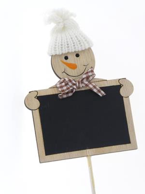 Stick Board Snowman 12cm 86759