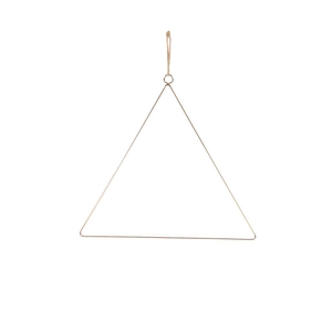 Triangle 30cm Metal Medium Sb Gold