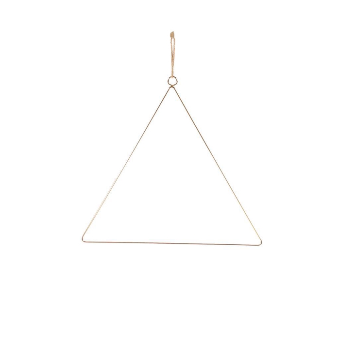 <h4>Triangle 30cm Metal Medium Sb Gold</h4>