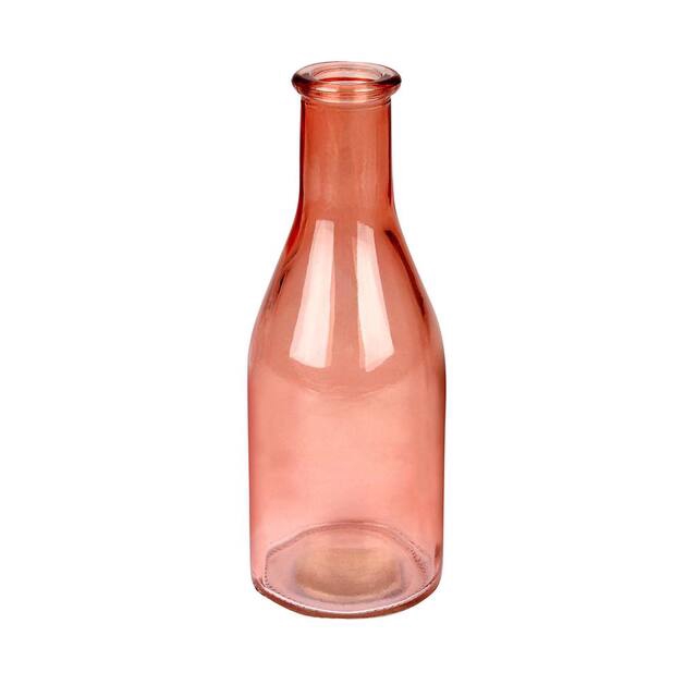 <h4>Vaas Moroni glas D6.5xH18cm peach transparant</h4>