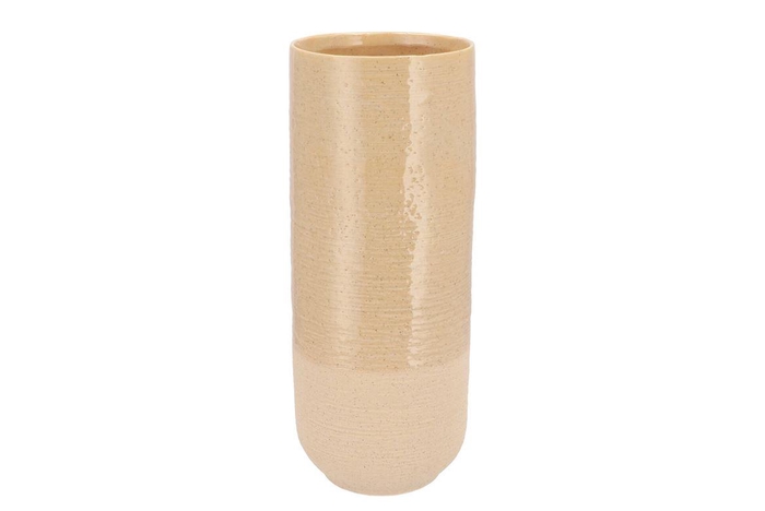 Neva Cozy Sand Vase 14x14x36cm Nm