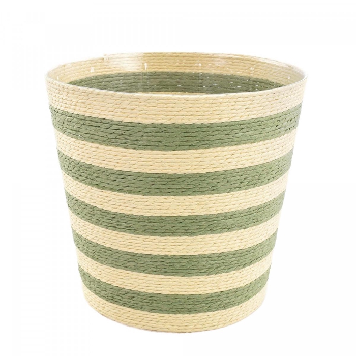 <h4>Mandwerk Striped pot d17.5*17cm</h4>