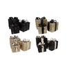 Sparkle Giftbox Black Led S/3 10x11/13x13/15x17cm