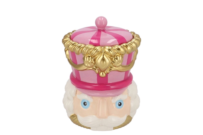 <h4>Candy Nutcracker Pink/lila Jar 14x14x20cm Nm</h4>
