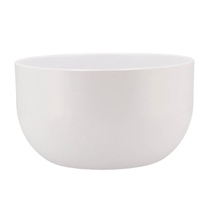 Ceramic White Matt Bowl Orchid 26x15cm