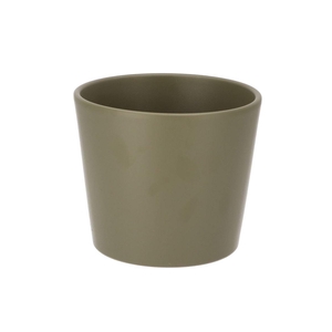 Ceramic Capers Green Matt Pot 15x13,5cm