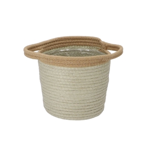 Tripoli Basket Pot Pistachio 20x18cm Nm