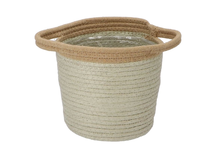 <h4>Tripoli Basket Pot Pistachio 20x18cm Nm</h4>