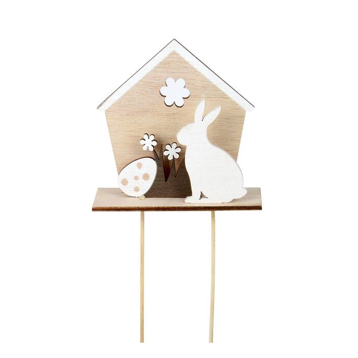 <h4>Bunny Spring Hout 10x10x4cm+8cm Stok 1st/zak</h4>