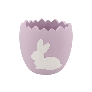 Easter Rabbit Pot Lila 17,5x17,5x17cm Nm