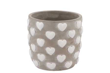 <h4>Love Amore Single White Pot Ass P/1 13x13x12cm Nm</h4>