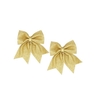 Deco Shine Bow Cozy Gold 19x24cm Per 2