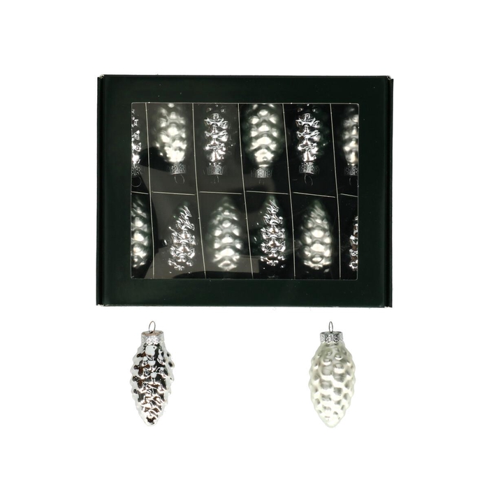 <h4>Kerstbal Dennenappel 60mm x12</h4>